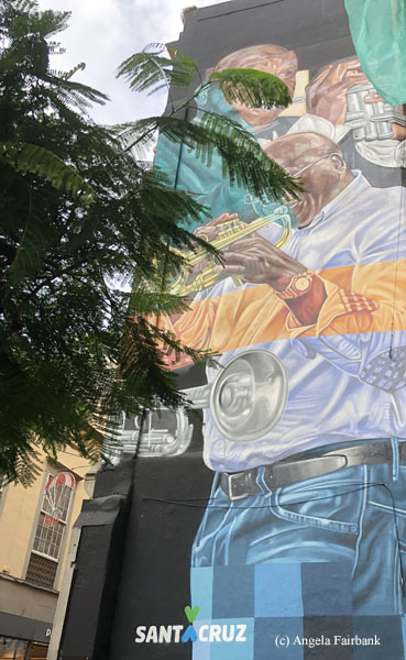 mural in town