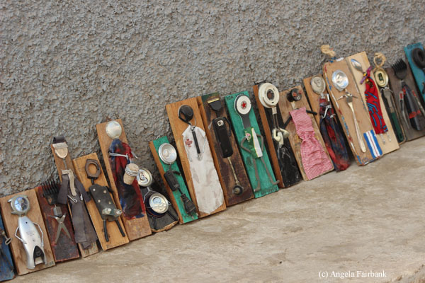 art made from recycled materials