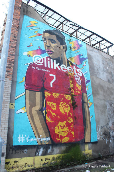 footballer graffiti
