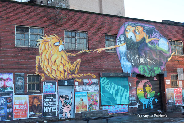 advertising graffiti